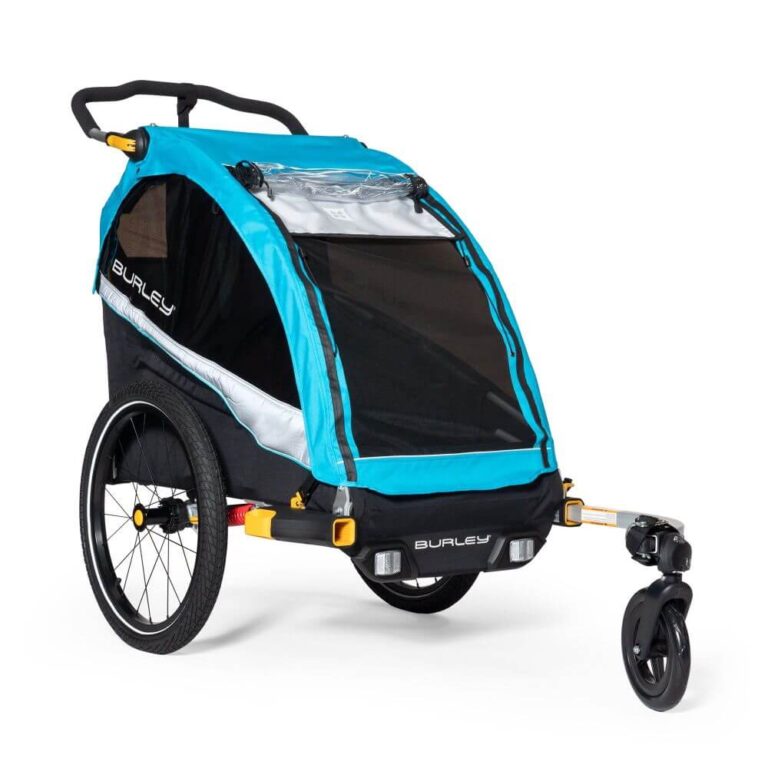Przyczepka rowerowa D’Lite X single Aqua Burley