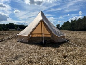 Namiot dzwonkowy do glampingu, 5×5 m – 6 osobowy